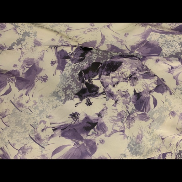 2000’s Y2K Lavender Floral Dress - Picture 8 of 8